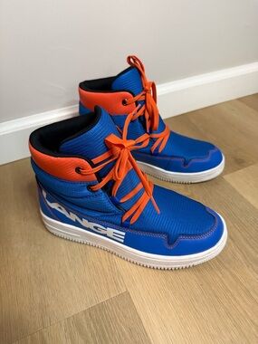 Lange Podium Soft Shoe- Men's - Size 6.5 US Blue & Orange Ski Apres